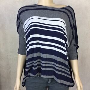 Karan Kane Dolman Style Sleeve Striped Top